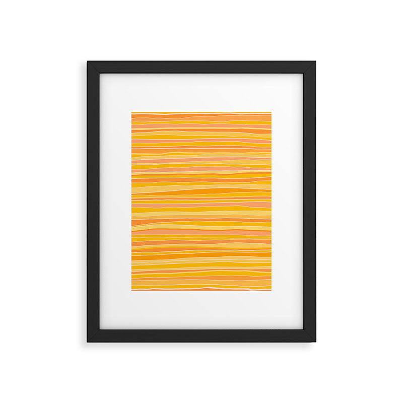 Sunshine Stripes Framed Art Print Gallery Image 6
