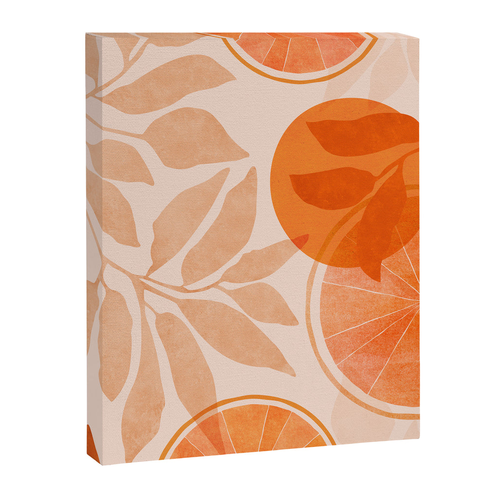 Sweet Orange Citrus Collage Canvas Print Gallery Image 6