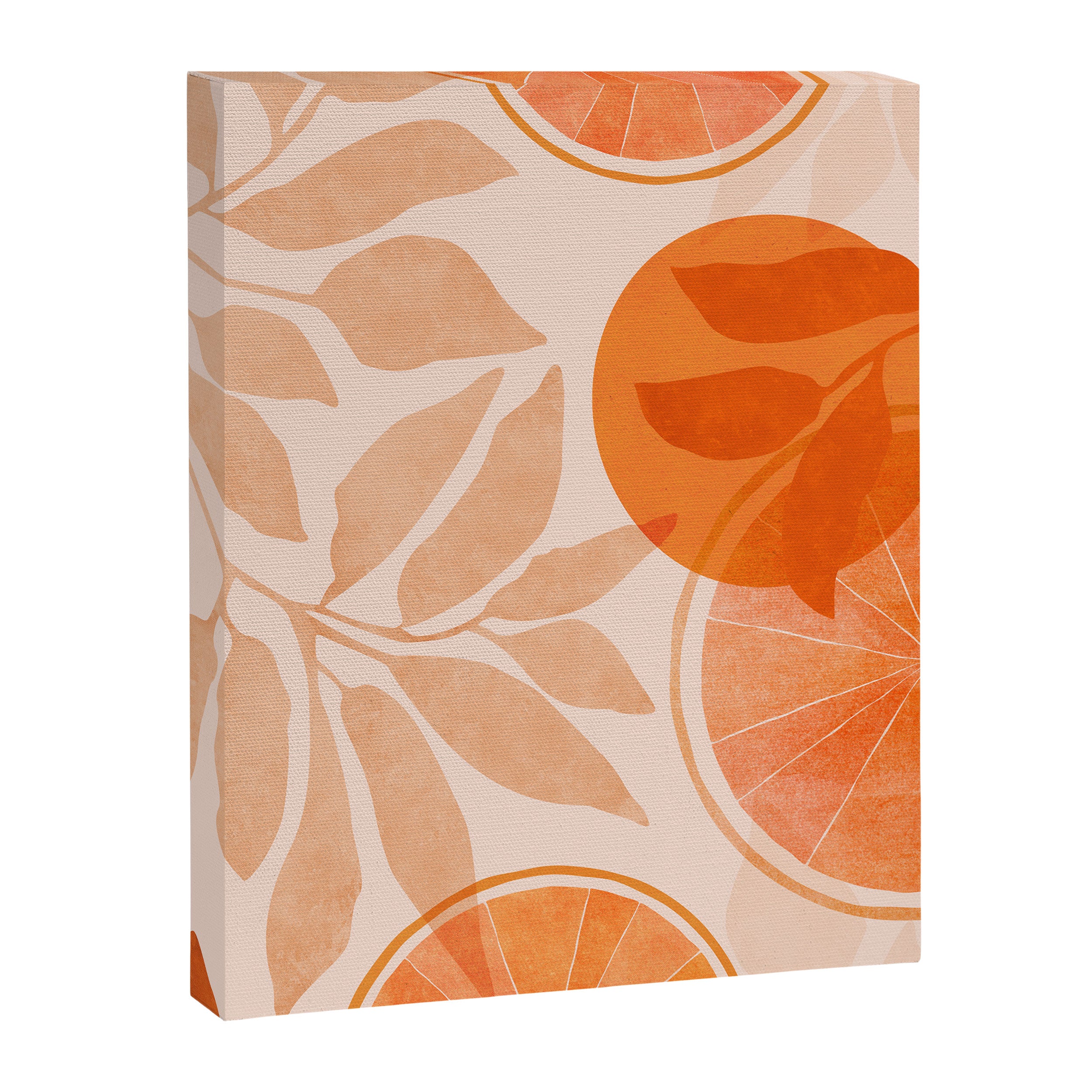 Sweet Orange Citrus Collage Canvas Print Gallery Image 6