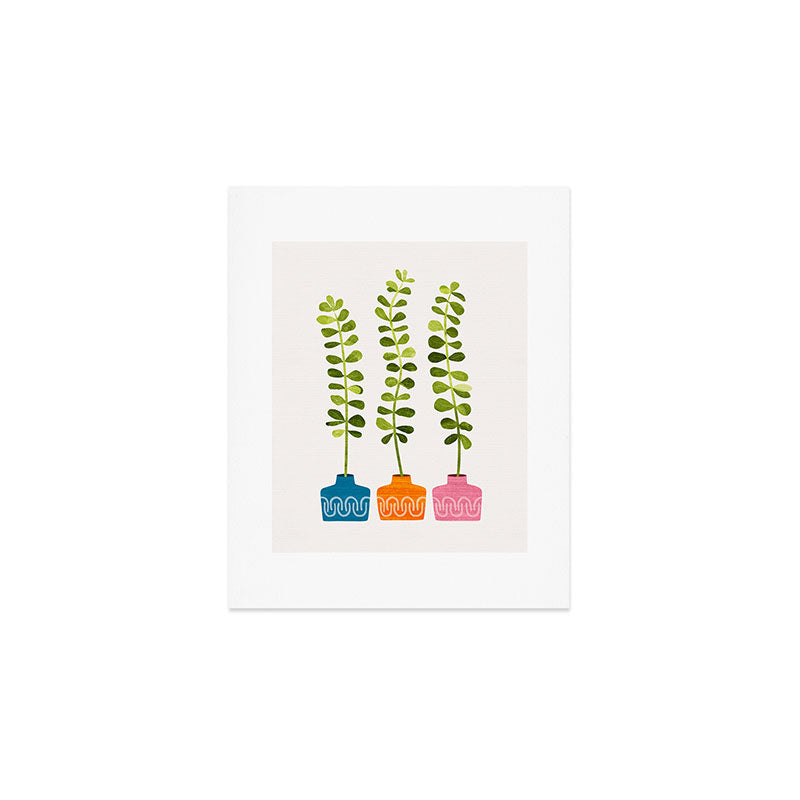 Sweet Sprout Friends - Contemporary Botanical Illustration Art Print Gallery Image 1