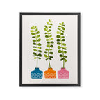 Sweet Sprout Friends - Contemporary Botanical Illustration Framed Canvas Print Gallery Image 6