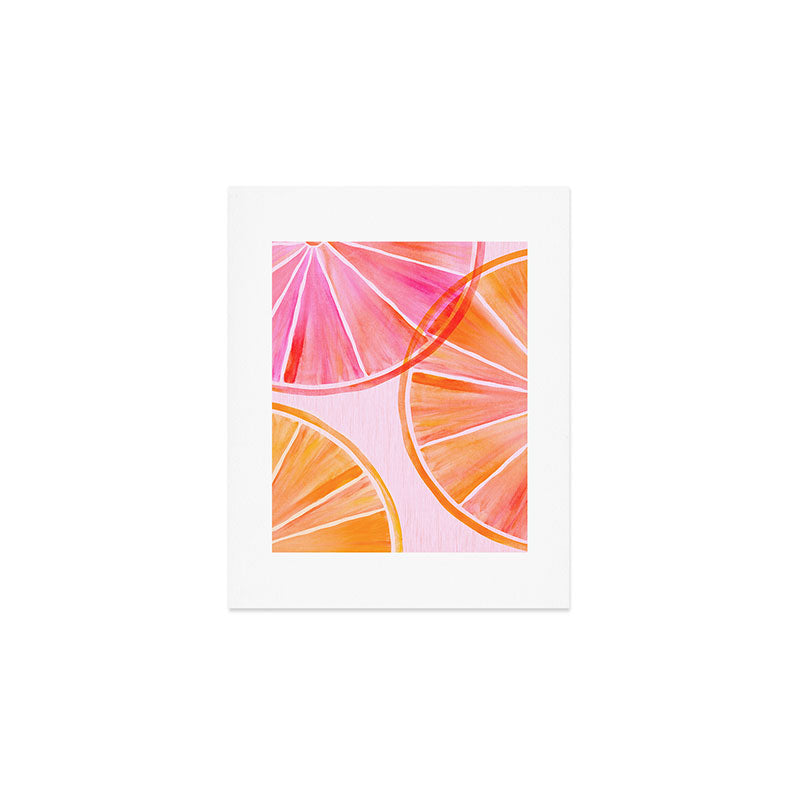 Sweet Summer Citrus - Watercolor Fruit Art Print Gallery Image 1