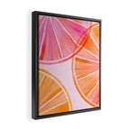 Sweet Summer Citrus - Watercolor Fruit Framed Canvas Print Gallery Image 2