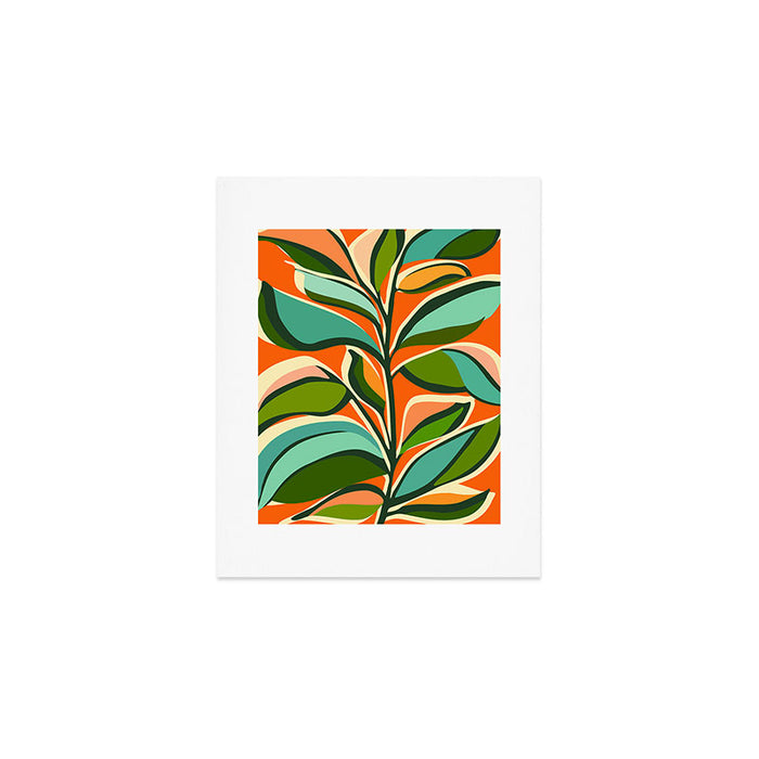 Thankful Garden - Abstract Botanical Illustration Art Print Gallery Image 1