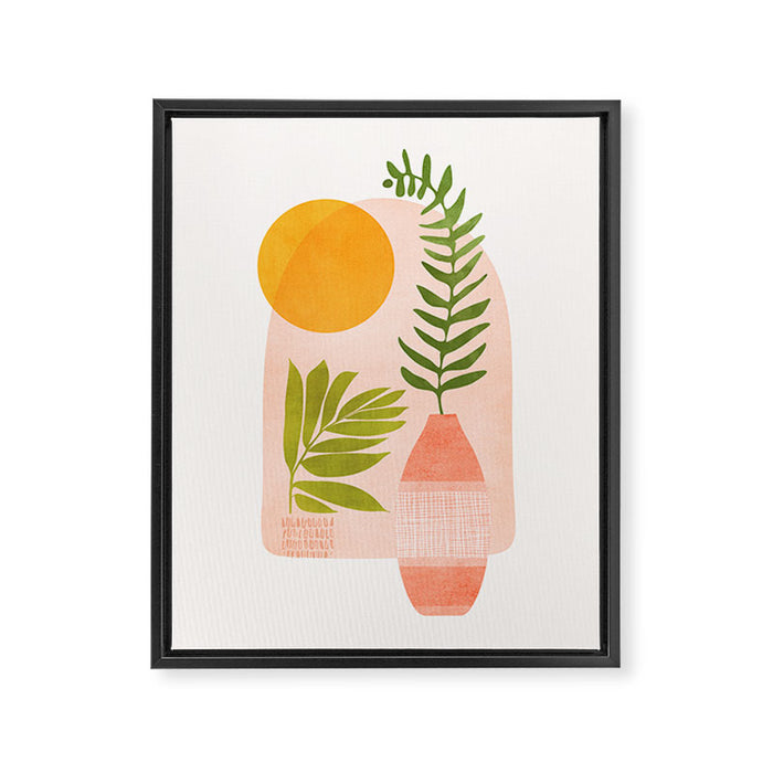 The Bright Side Window Garden Framed Canvas Print Gallery Image 1
