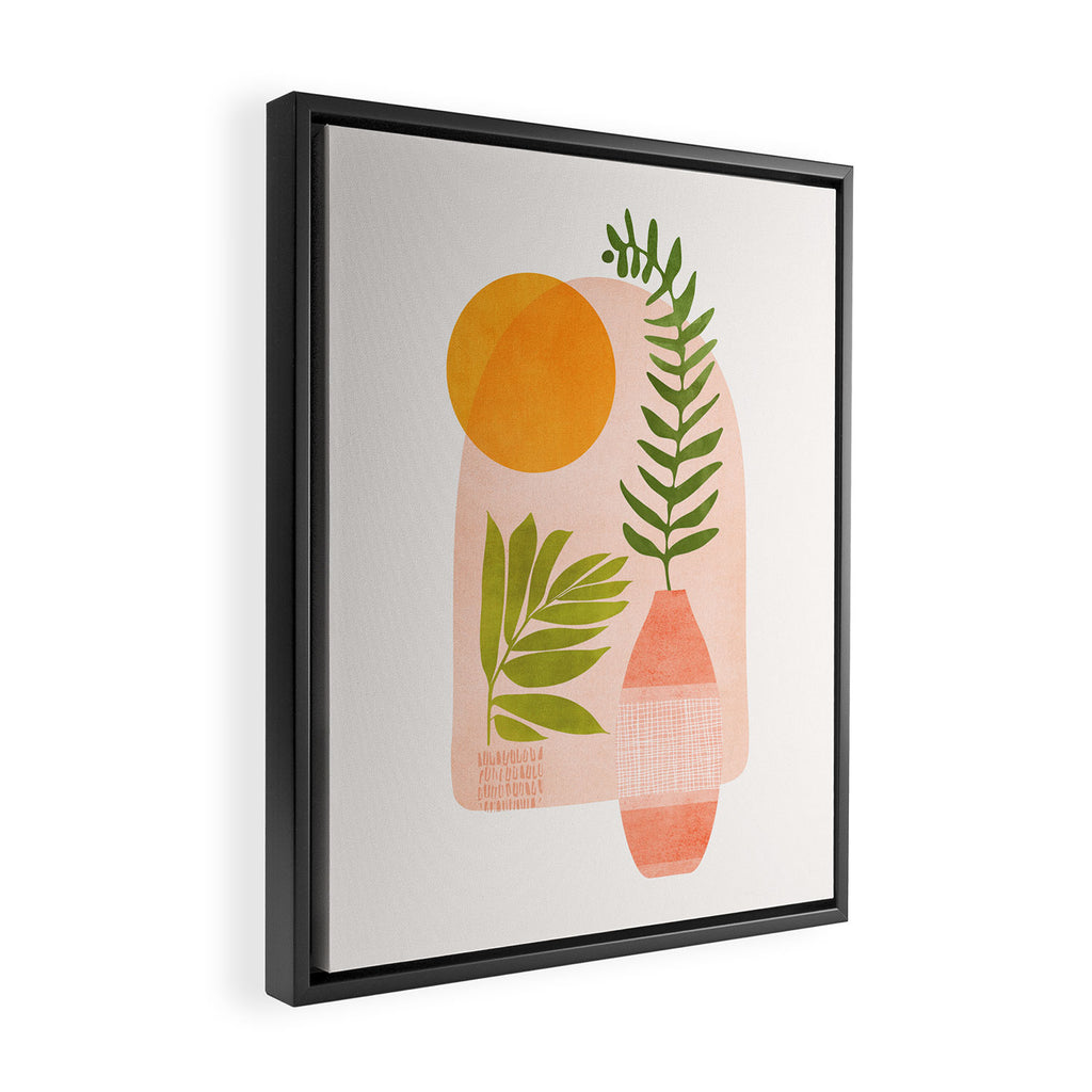 The Bright Side Window Garden Framed Canvas Print Gallery Image 2