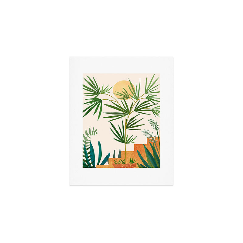 The Good Garden Desert Landscape Illustration Art Print Gallery Image 1
