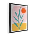 The Peaceful Place Abstract Landscape Framed Canvas Print Gallery Image 2