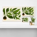 The Wanderer - House Plant Illustration Canvas Print Gallery Image 3