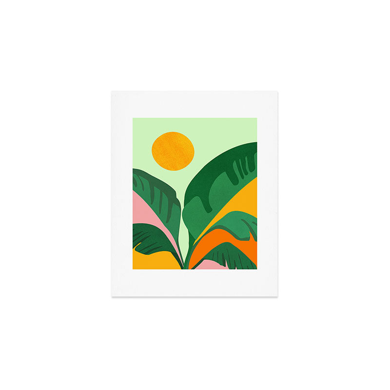 Things Are Looking Up / Tropical Greenery Art Print Gallery Image 1