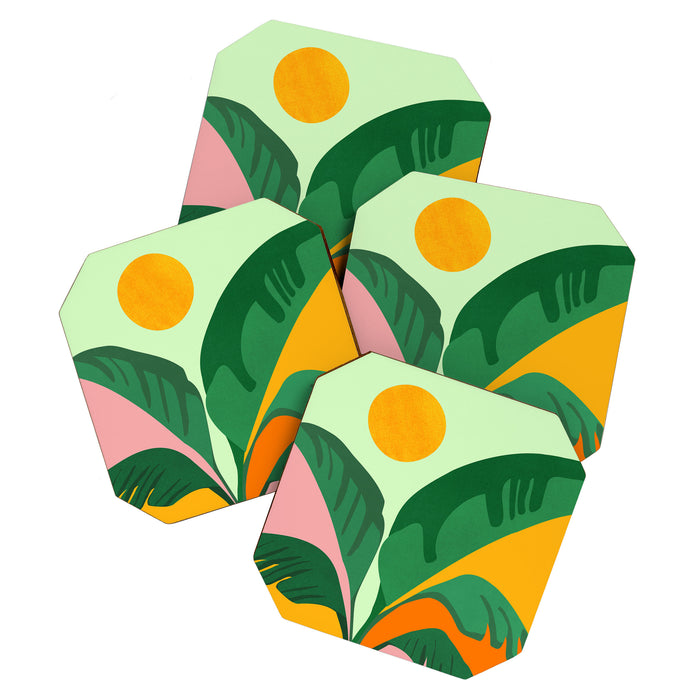 Things Are Looking Up / Tropical Greenery Coaster Gallery Image 1
