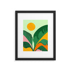 Things Are Looking Up / Tropical Greenery Framed Art Print Gallery Image 6