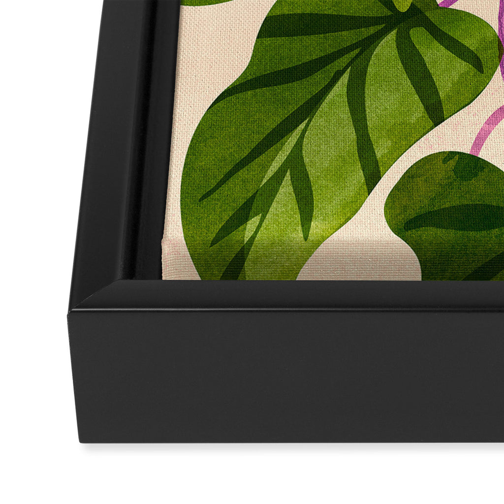Thriving In The Sun - Cute Botanical Painting Framed Canvas Print Gallery Image 3