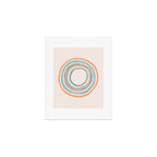 Time Travel - Colorful Rings Art Print Gallery Image 1