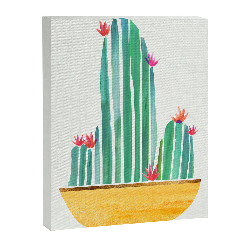 Tiny Cactus Blossoms Collage Canvas Print Gallery Image 8
