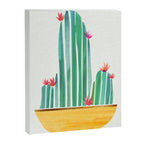 Tiny Cactus Blossoms Collage Canvas Print Gallery Image 8
