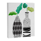 Tribal Vases II with Tropical Greenery Canvas Print Gallery Image 6