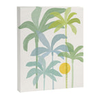 Tropic Sun - palm tree drawing Canvas Print Gallery Image 6