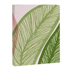 Tropical Banana Leaf Line Art Canvas Print Gallery Image 8