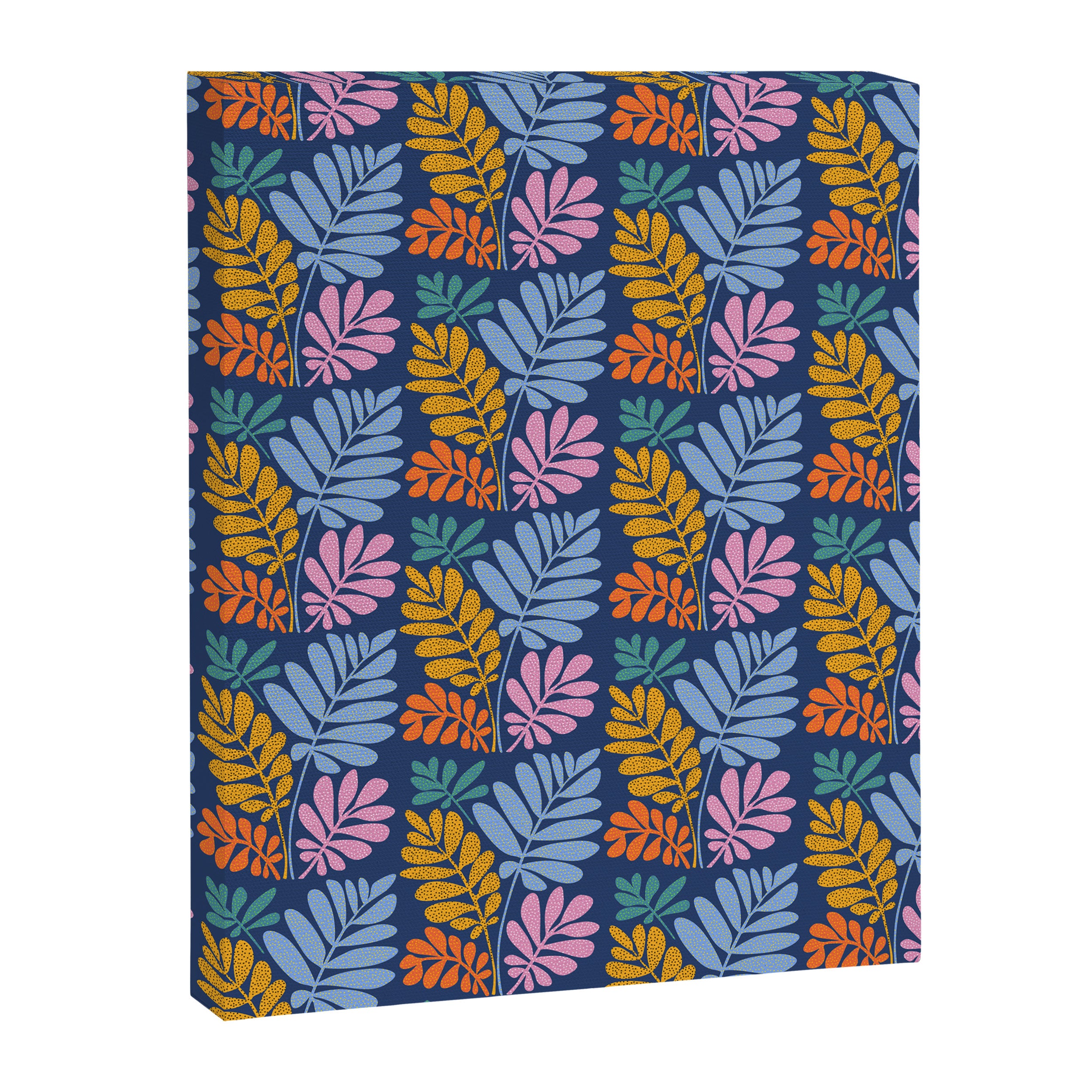 Tropical Bright Night Pattern Canvas Print Gallery Image 8