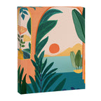 Tropical Evening Sunset Landscape Canvas Print Gallery Image 6