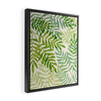 Tropical Forest Fern Fronds - botanical greenery design Framed Canvas Print Gallery Image 2