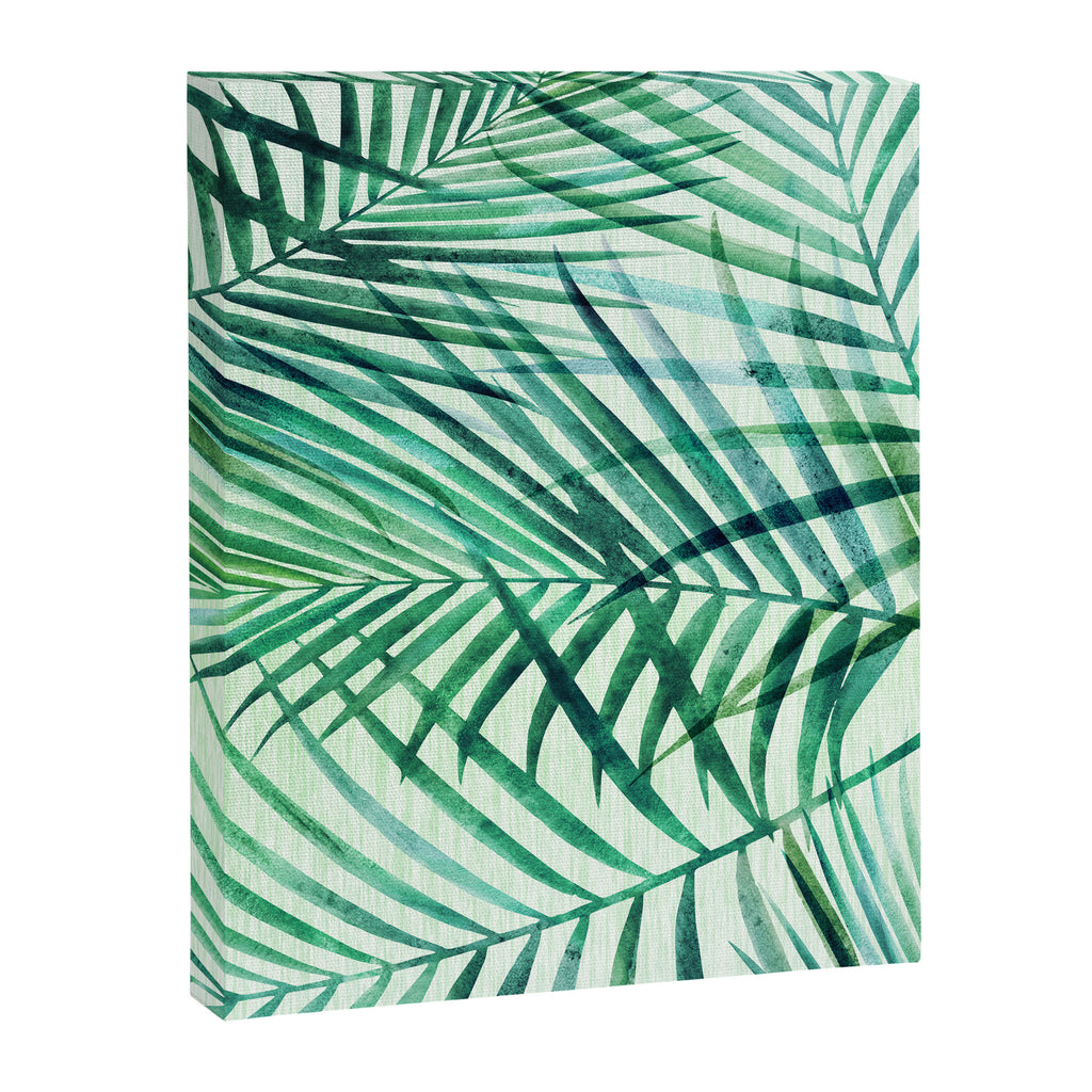 Tropical Fronds Abstract Design Canvas Print Gallery Image 8