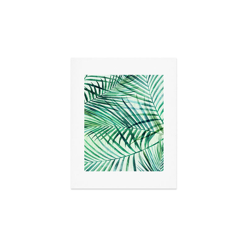 Tropical Fronds Abstract Design Art Print Gallery Image 1