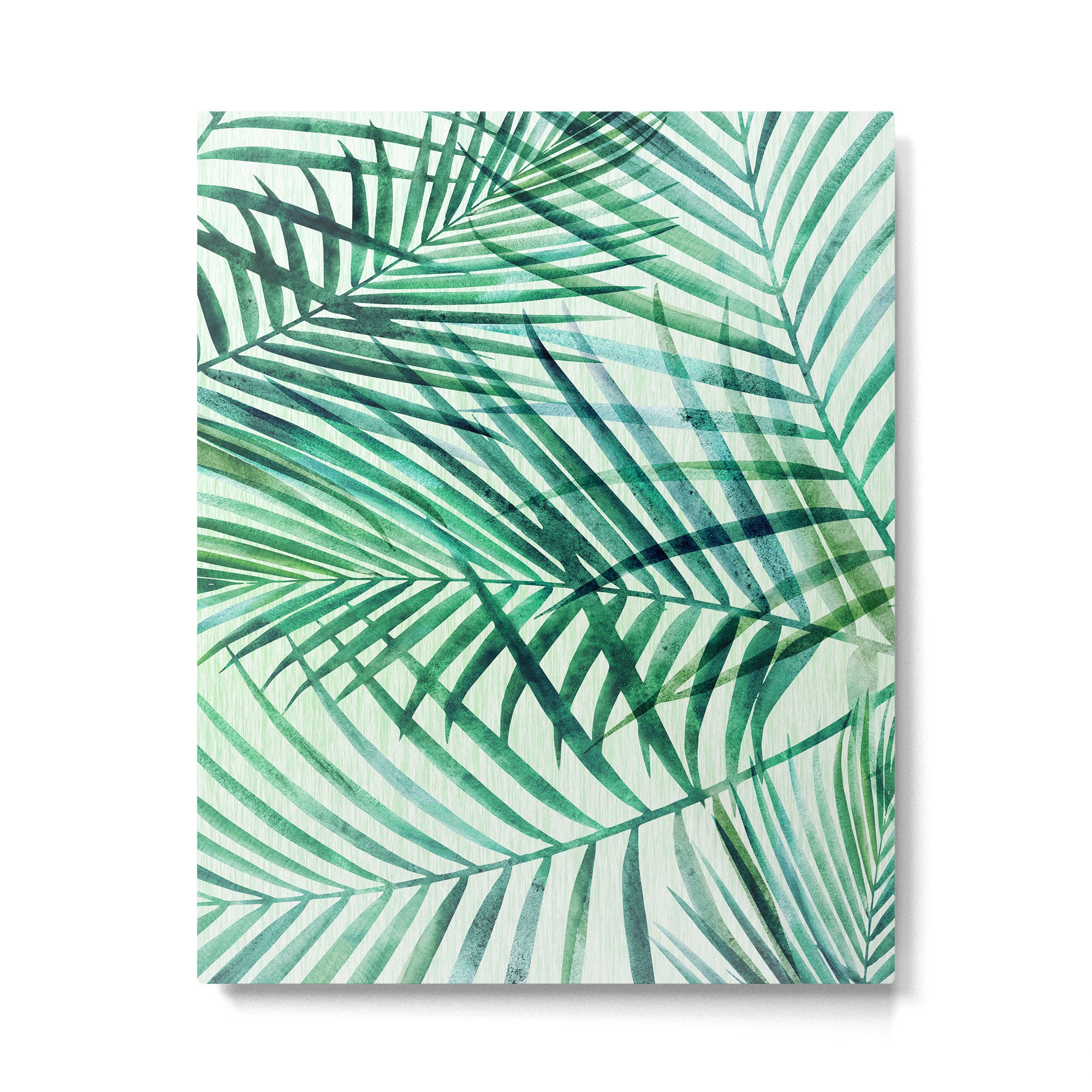 Tropical Fronds Abstract Design Metal Print Gallery Image 6