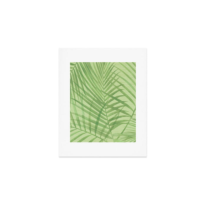 Tropical Greenery Pattern  Art Print Gallery Image 1