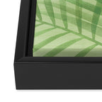 Tropical Greenery Pattern  Framed Canvas Print Gallery Image 3