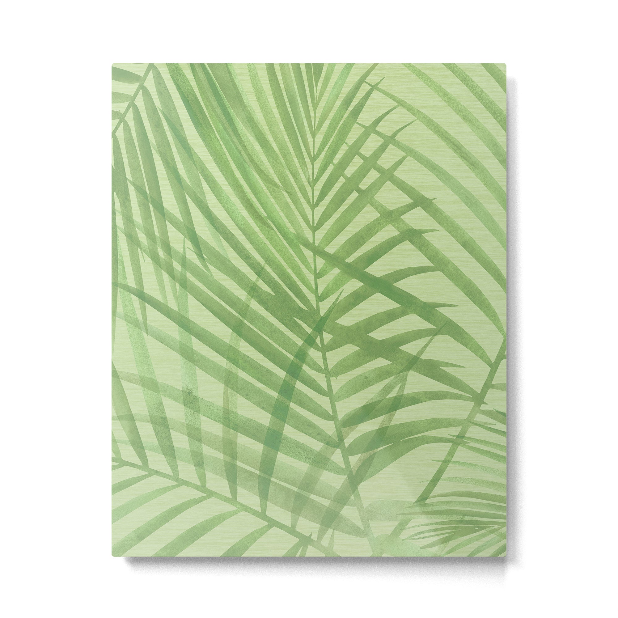 Tropical Greenery Pattern  Metal Print Gallery Image 4