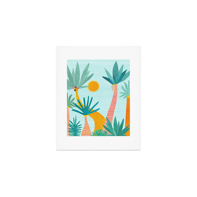 Tropical Island Whimsy Art Print Gallery Image 1