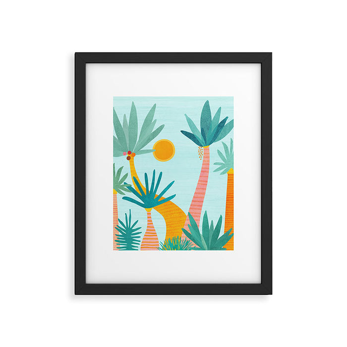 Tropical Island Whimsy Framed Art Print Gallery Image 1