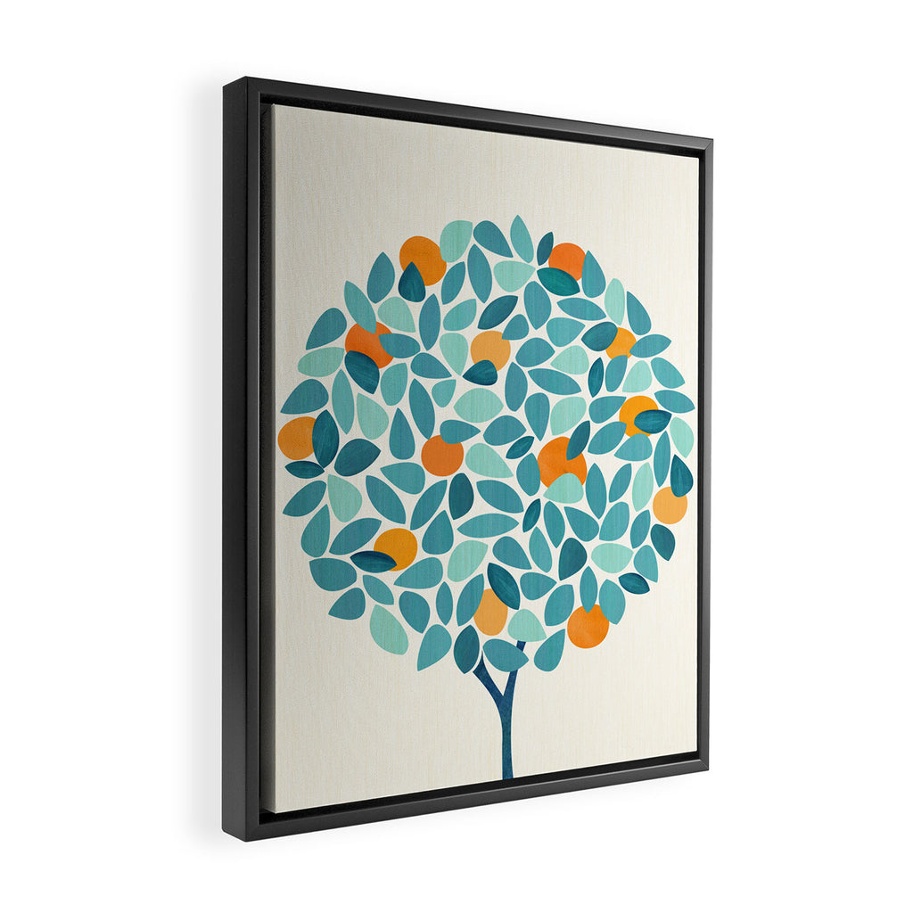 Tropical Mango Tree Framed Canvas Print Gallery Image 2