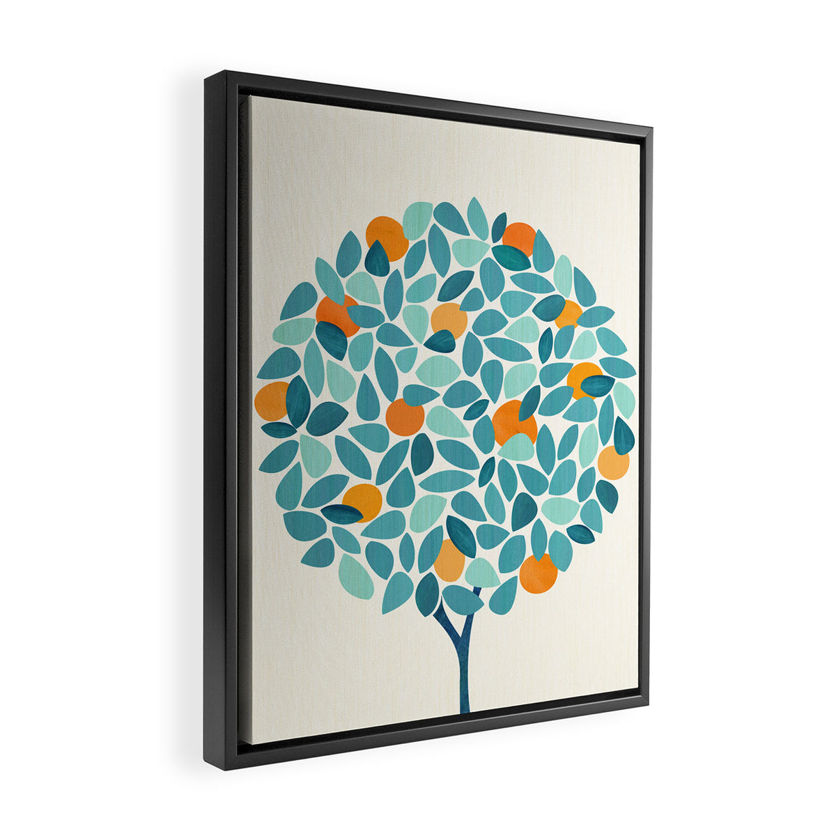 Tropical Mango Tree Framed Canvas Print Gallery Image 2