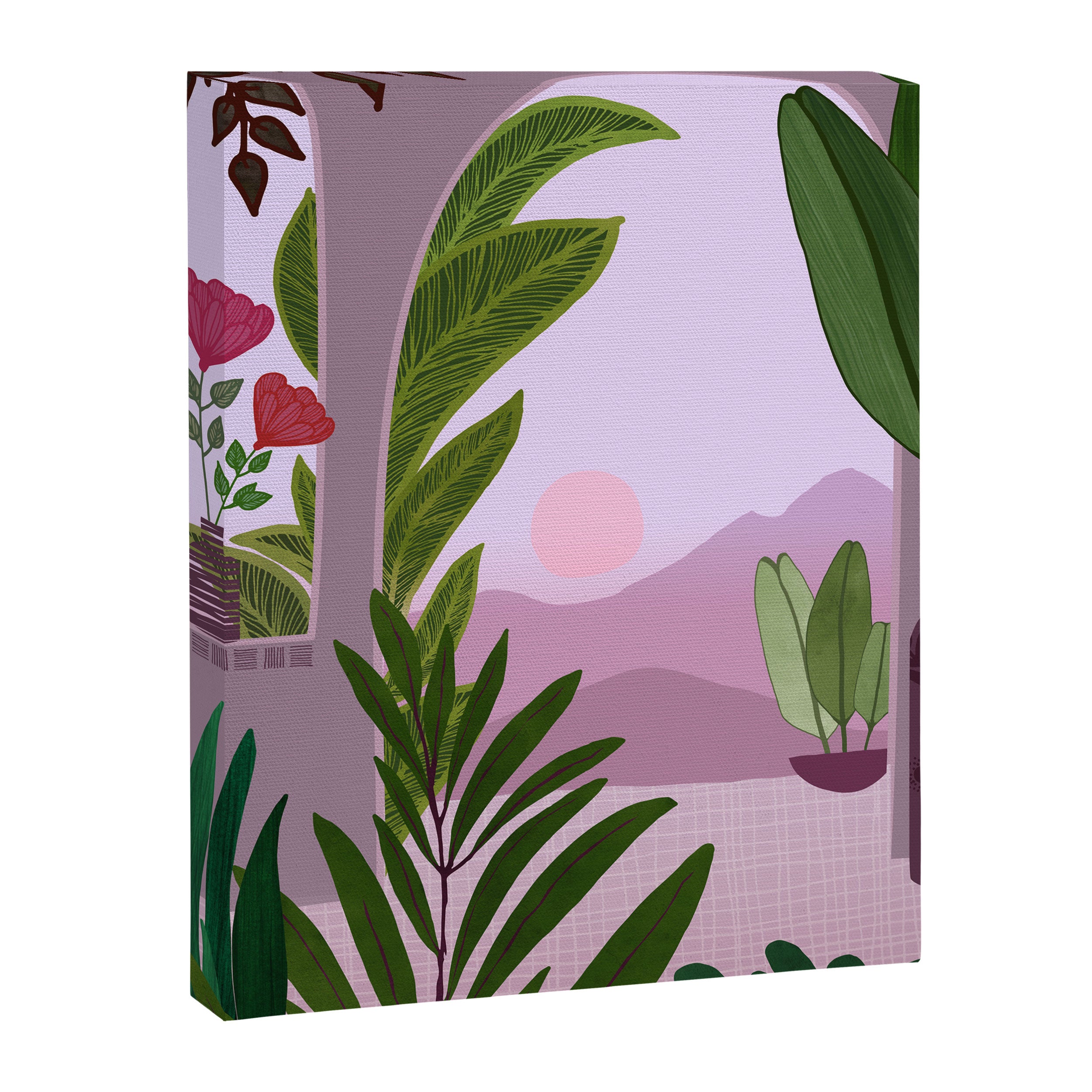 Tropical Morning Sunrise Landscape Canvas Print Gallery Image 6
