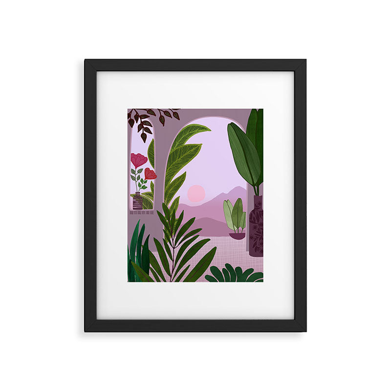 Tropical Morning Sunrise Landscape Framed Art Print Gallery Image 5