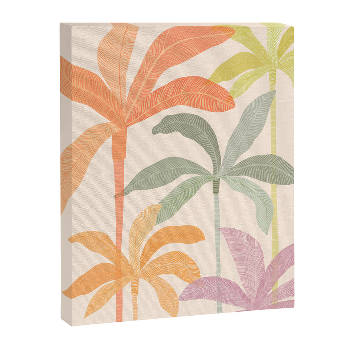 Tropical Palm Grove Canvas Print Gallery Image 1