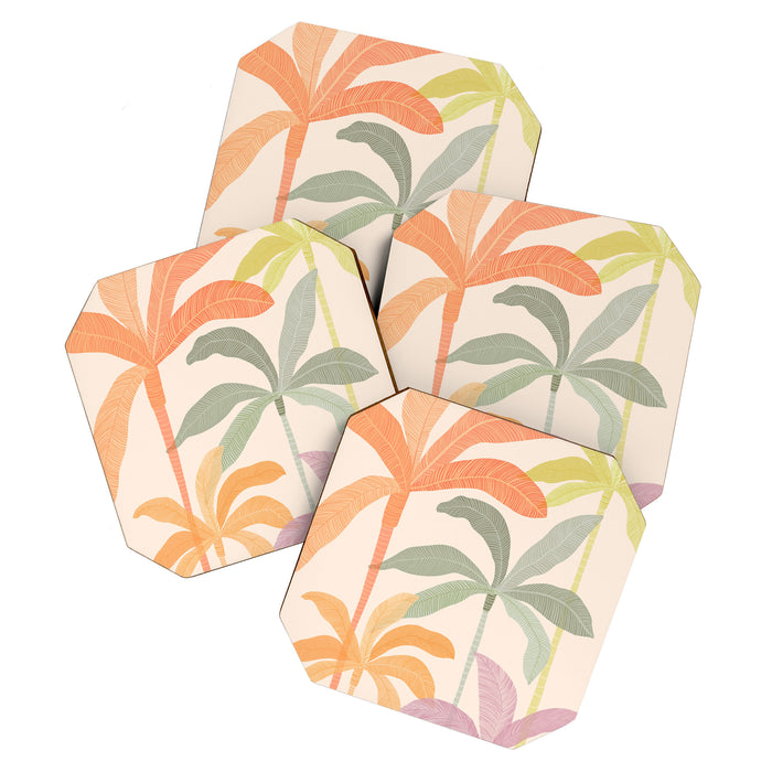 Tropical Palm Grove Coaster Gallery Image 1
