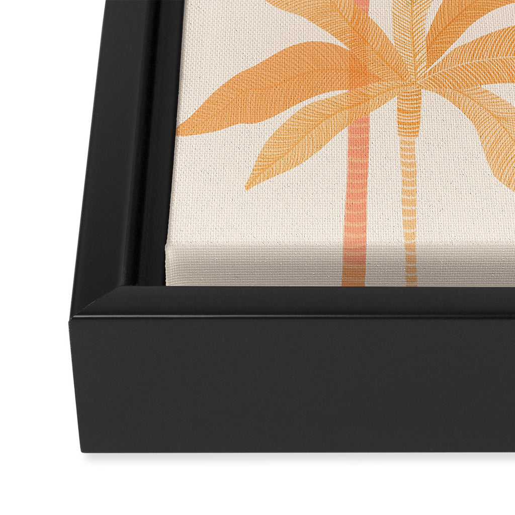 Tropical Palm Grove Framed Canvas Print Gallery Image 3