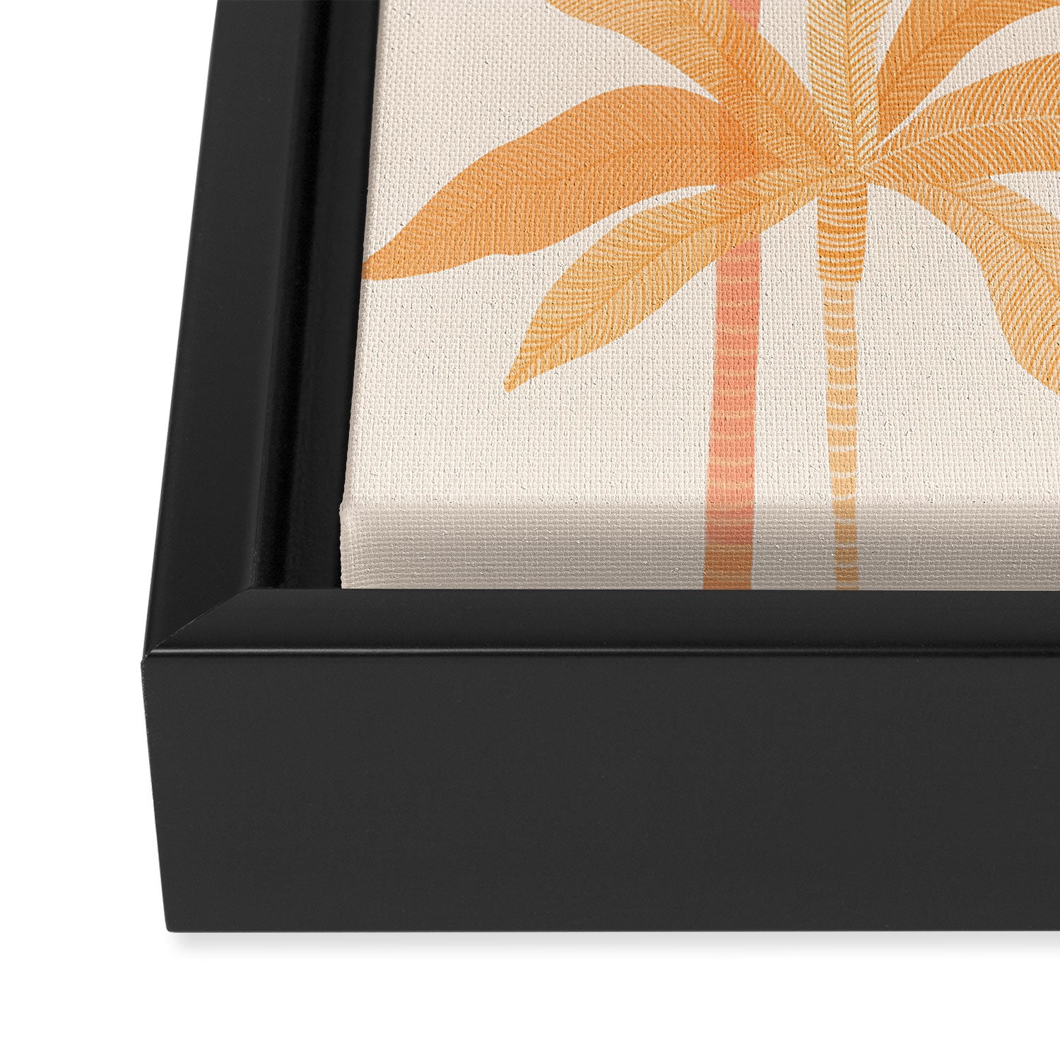 Tropical Palm Grove Framed Canvas Print Gallery Image 3