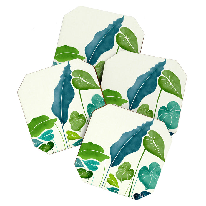 Tropical Plant Study Coaster Gallery Image 1
