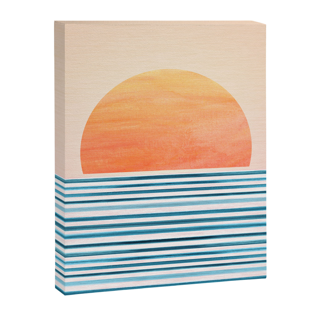 Tropical Sunrise Abstract Landscape Canvas Print Gallery Image 8