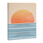 Tropical Sunrise Abstract Landscape Canvas Print Gallery Image 8