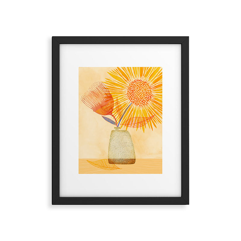 Tuesday Afternoon Sunflowers Still Life Framed Art Print Gallery Image 5