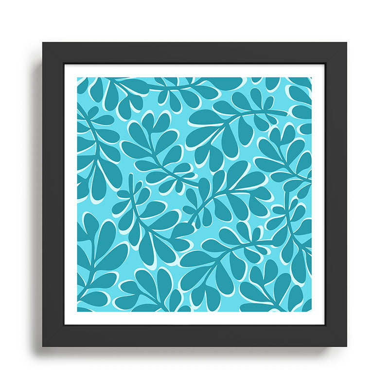 Turquoise Forest Framed Art Print Gallery Image 1