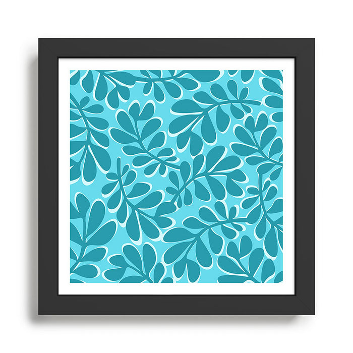 Turquoise Forest Framed Art Print Gallery Image 1