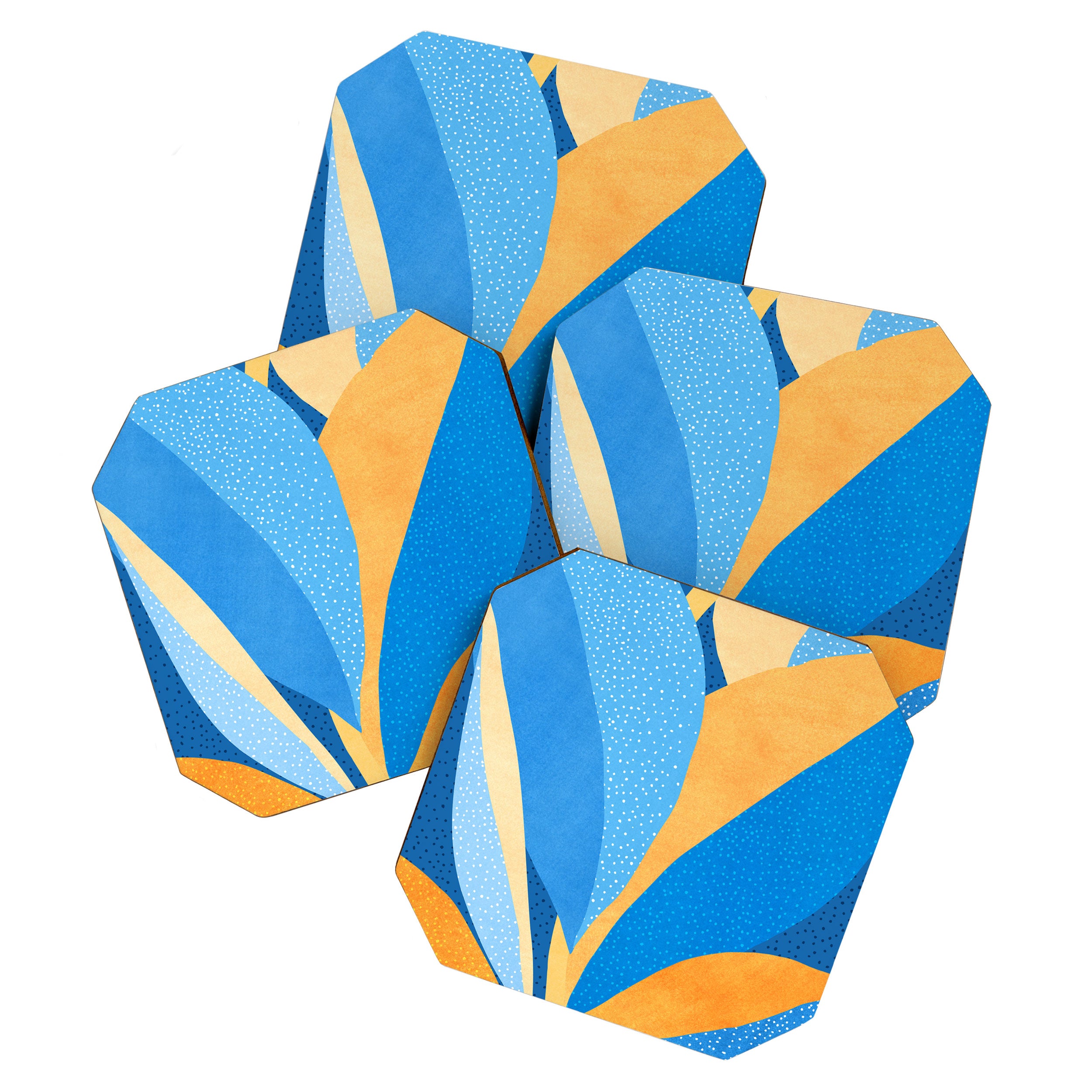 Vibrant Night Garden Coaster Gallery Image 1