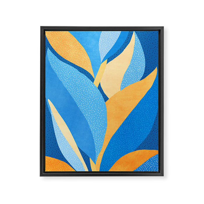 Vibrant Night Garden Framed Canvas Print Gallery Image 1